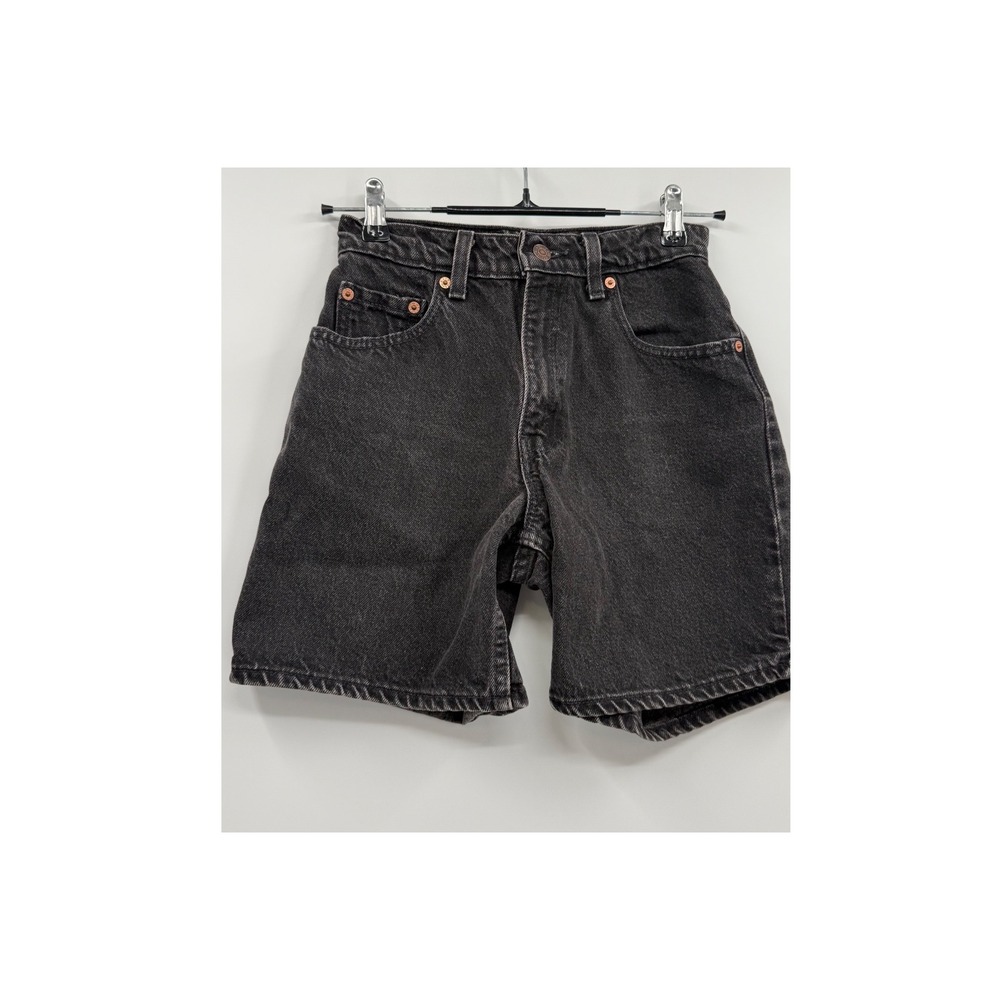 Levi's Black High-Rise Denim Shorts